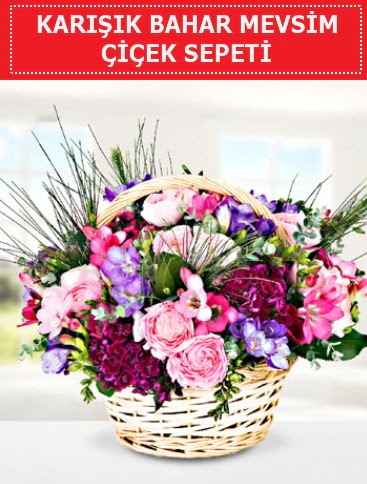 Karışık mevsim bahar çiçekleri  Çanakkale uluslararası çiçek gönderme 