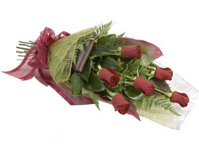 ucuz çiçek siparisi 6 adet kirmizi gül buket  Çanakkale hediye sevgilime hediye çiçek 