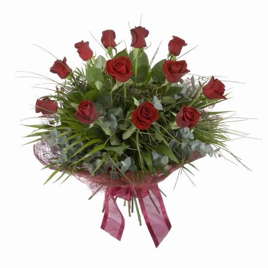 Etkileyici buket 11 adet kirmizi gül buketi  Çanakkale çiçek online çiçek siparişi 