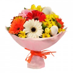 Karışık mevsim buketi Mevsimsel çiçek  Çanakkale çiçek mağazası , çiçekçi adresleri 