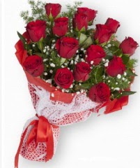 11 adet kırmızı gül buketi  Çanakkale online çiçekçi , çiçek siparişi 